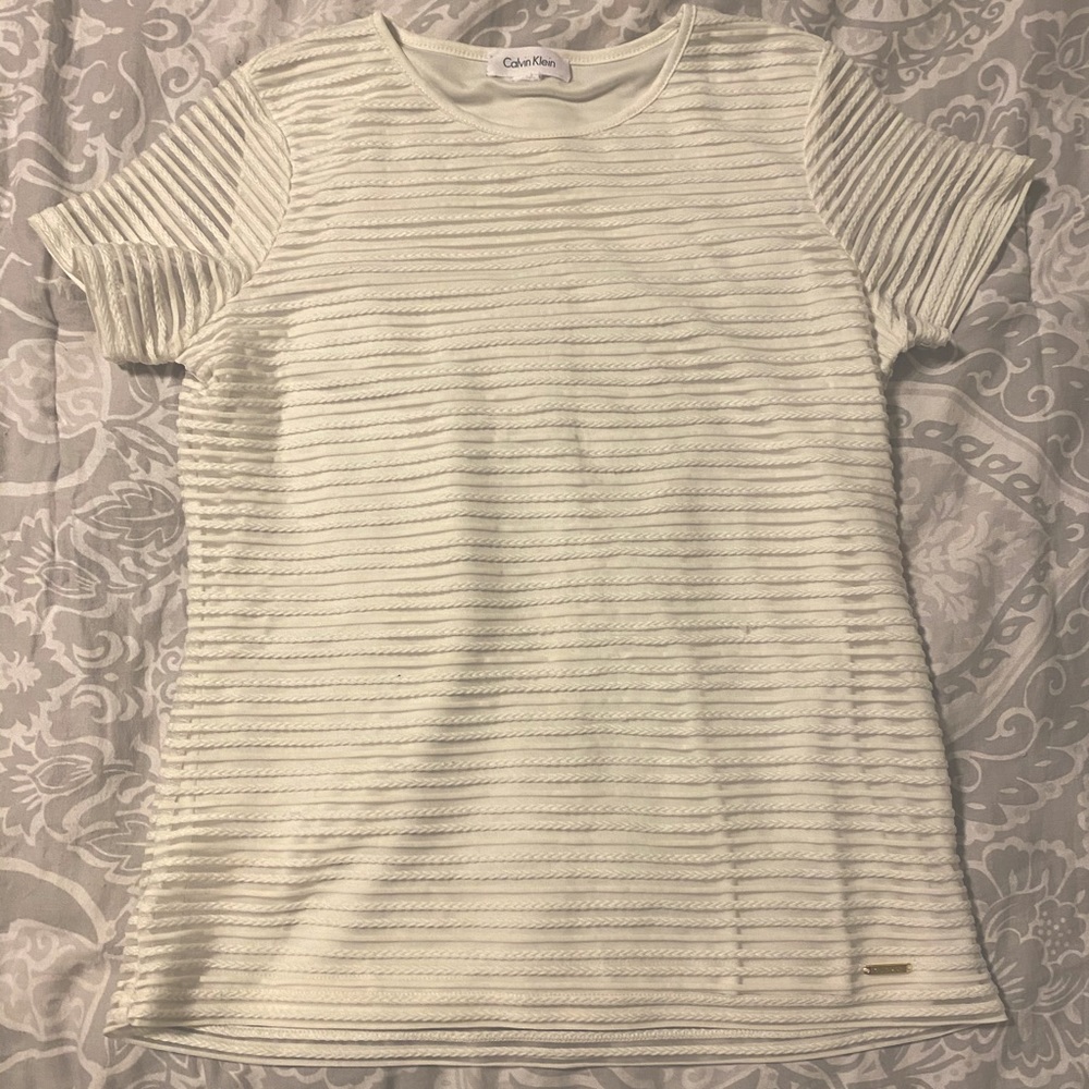 White striped blouse